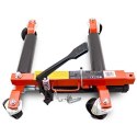 Podnośnik Hydrauliczny Zestaw 2szt Płaski na kółkach do Auta do 680kg każdy