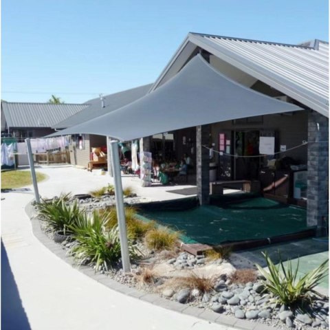 ŻAGIEL PRZECIWSŁONECZNY OGRODOWY PROSTOKĄT 3X2M SZARY