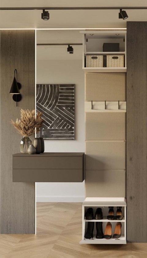 Garderoba Wieszak HAGA 1W KASZMIR BEŻ