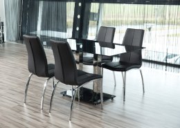 Krzesło Asama black PU