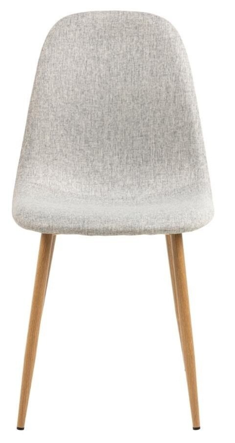 Krzesło Celia szare jasne/ naturalne