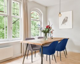 Krzesło Emilia Velvet dark grey/black