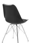 Krzesło Eris PP czarne/chrom