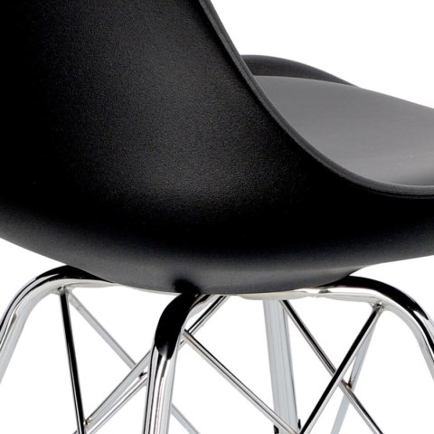 Krzesło Eris PP czarne/chrom
