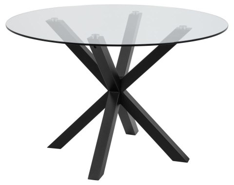 Stół Heaven 119 cm okragły czarny/