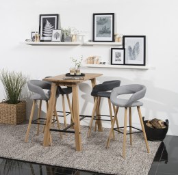 Stołek barowy Grace low light grey