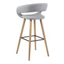 Stołek barowy Grace low light grey