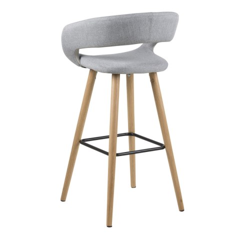 Stołek barowy Grace low light grey