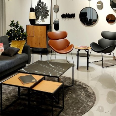 Zestaw stolików kawowych Seaford dąb nat