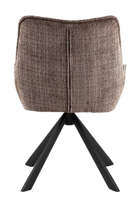 Krzesło Eddie obrotowe brązowe Juto 24