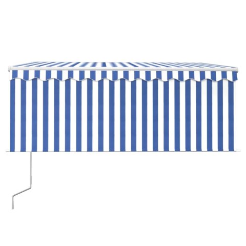 Automatyczna markiza z zasłoną, LED i czujnikiem, 3x2,5 m