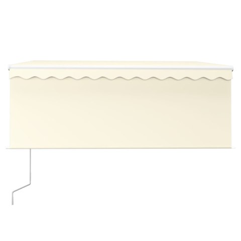 Automatyczna markiza z zasłoną, LED i czujnikiem, 3x2,5 m