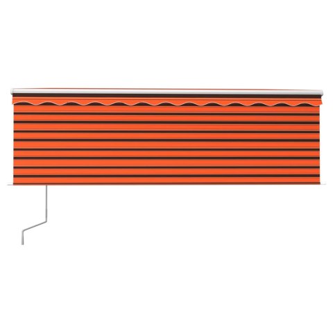 Automatyczna markiza z zasłoną, LED i czujnikiem, 4,5x3 m