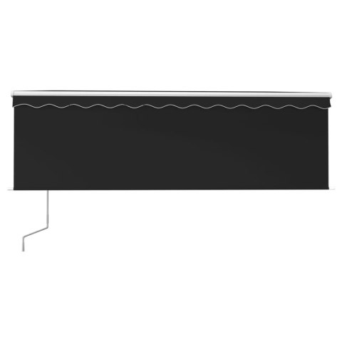 Automatyczna markiza z zasłoną, LED i czujnikiem wiatru, 4x3 m