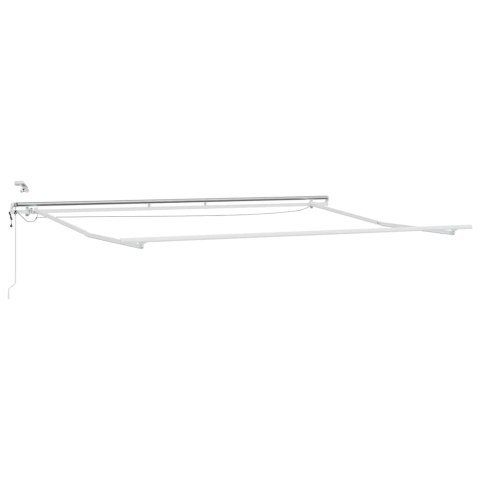 Automatyczna markiza z LED, antracytowo-biała, 400x300 cm