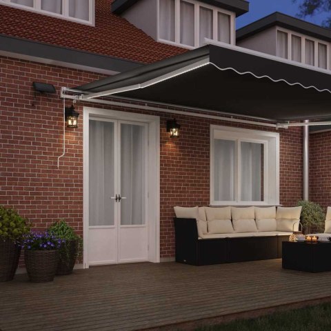 Rama markizy Ze LED Lights Biały 400 × 300 cm Aluminium