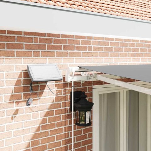 Rama markizy Ze LED Lights Biały 500 × 350 cm Aluminium