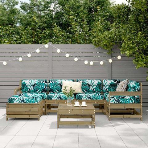 7-cz. zestaw wypoczynkowy do ogrodu, impregnowana sosna