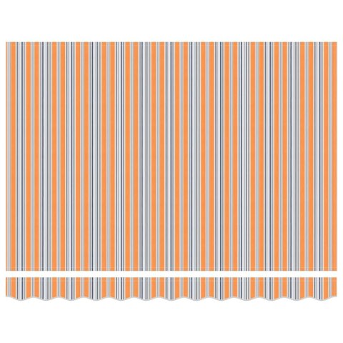 VidaXL Markiza zwijana Wielokolorowe 350 x 250 cm Poliester i Metal