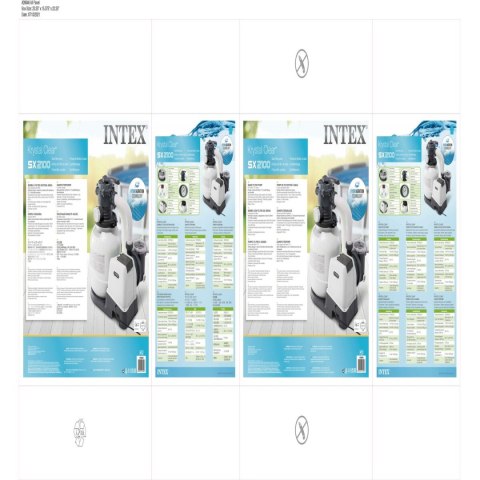 Urządzenie do czyszczenia basenów Intex Kristal Clear 37800 L