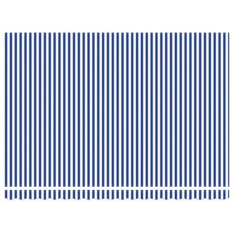 Markiza zwijana Niebieski i biały 400 × 300 cm