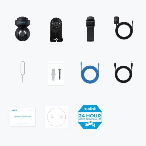 Kamera IP do monitoringu Reolink E Series E540, czarna