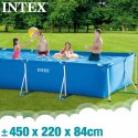 Basen Demontowalny Intex Frame 450 X 220 X 84 CM 7127 L Prostokątny