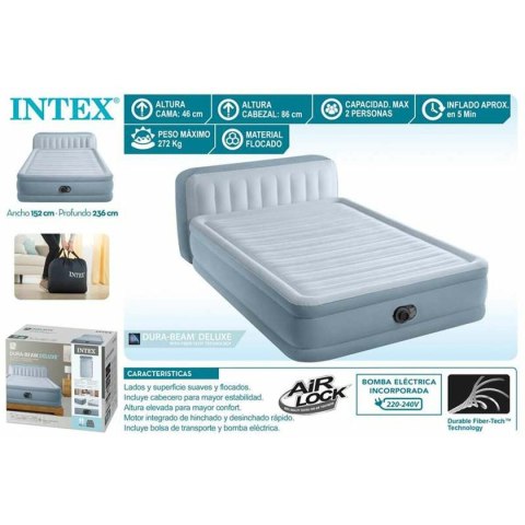 Dmuchane łóżko Intex Dura-Beam Deluxe Plush 152 x 236 x 86 cm 272 kg