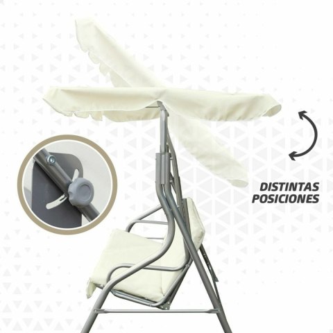 Fotel na biegunach Aktive 3 miejsca Kość słoniowa 180 x 107 x 160 cm