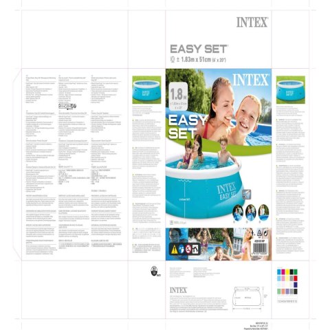 Nadmuchiwany basen Easy Set Intex 886 L (183 x 51 cm)