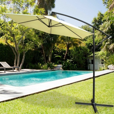 Parasol Aktive Krem 300 cm 4,2 cm Aluminium