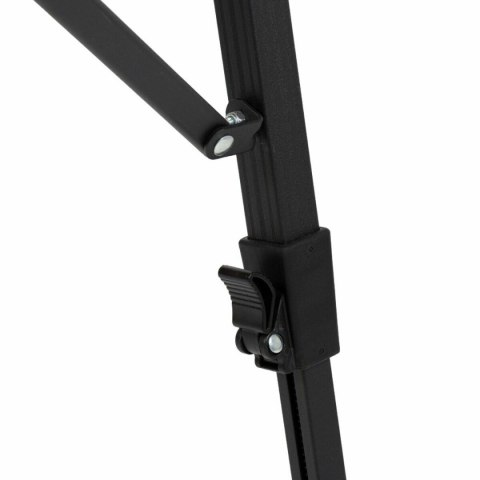 Składany stolik Aktive 90 x 70 x 57 cm Camping Czarny Brązowy Aluminium