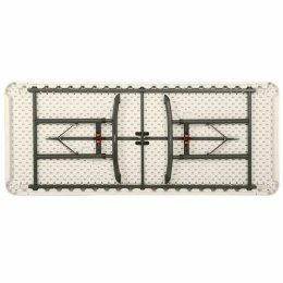 Składany stolik Lifetime Biały Prostokątny Stal Plastikowy 183 x 76 cm