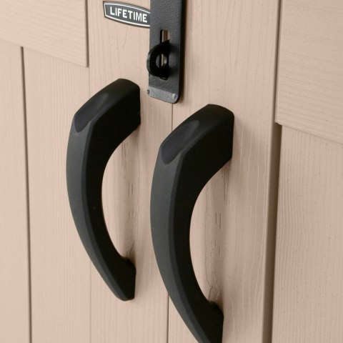 Szafa Lifetime Zewnętrzny Poziomy Stal Plastikowy 190 x 106 x 131 cm