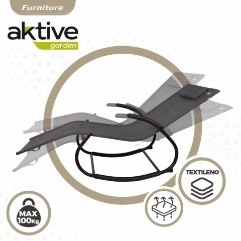 Zasklená veranda Aktive Czarny Stal textilén 172 x 53 x 75 cm