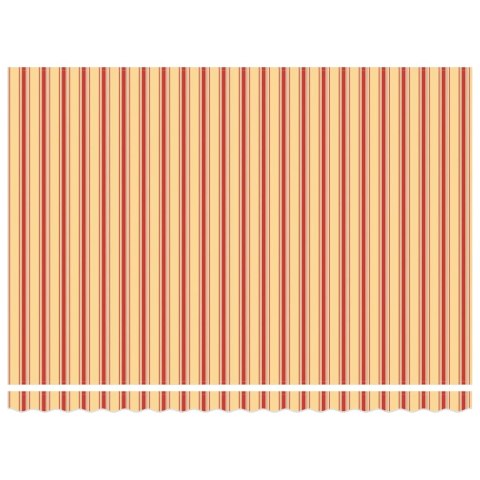 Markiza zwijana Ze LED Lights Żółty i pomarańczowy 450 × 350 cm