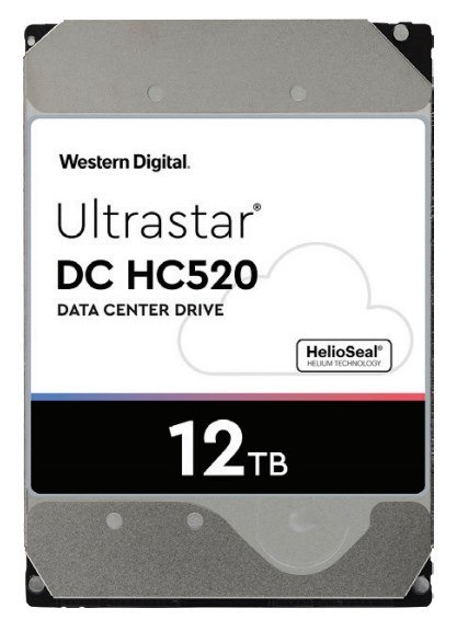 Dysk serwerowy HDD Western Digital Ultrastar DC HC520 HUH721212ALE600 (12 TB; 3.5"; SATA)