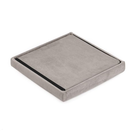 Pufa składana M - 30x30x30cm aksamit beż x 16