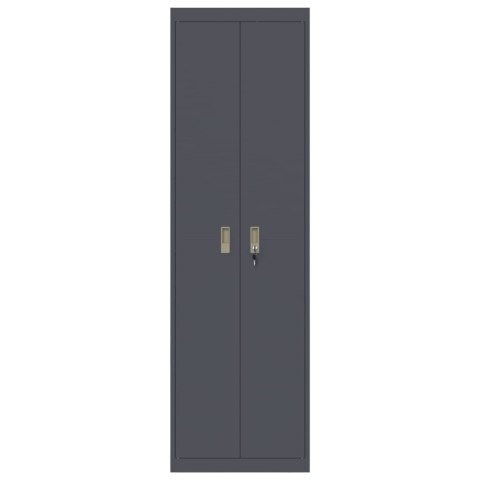Szafka do przechowywania 2 pcs Antracyt 60 x 40 x 200 cm Stal