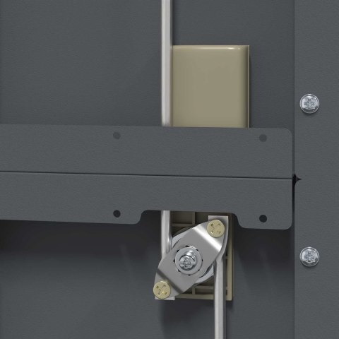 Szafka do przechowywania 2 pcs Antracyt 60 x 40 x 200 cm Stal