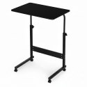 Mobilny stolik pod laptopa biurko dostawiane do fotela czarny ModernHome