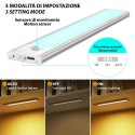 Listwa LED Velamp LACTEA Aluminium Plastikowy 2 W 40 cm Biały Wielokrotnego ładowania (3000K) (4000 K) (6500 K)