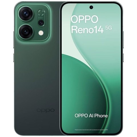 Smartfony Oppo RENO 14 6,59" 12 GB RAM 64 GB 512 GB Kolor Zielony