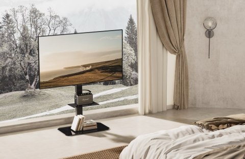 GEMBIRD STOJAK PODŁOGOWY NA TELEWIZOR 43" - 86", CZARNY
