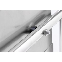 Skrzynka na listy stojąca ze stali nierdzewnej 120 cm