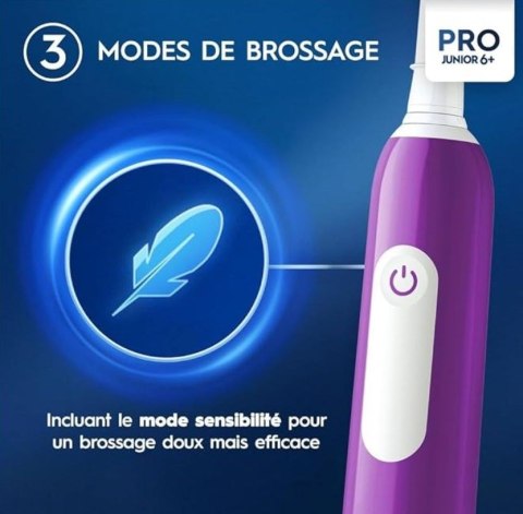 Szczoteczka elektryczna Oral-b Pro Junior Purple