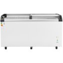 Zamrażarka skrzyniowa przeszklona do lodów mrożonek 445 l 248 W