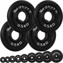 Zestaw MOVIT 4 ciężarki - 0,5 kg, żeliwne