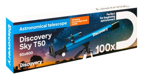 (PL) Teleskop Levenhuk Discovery Sky T50 z książką