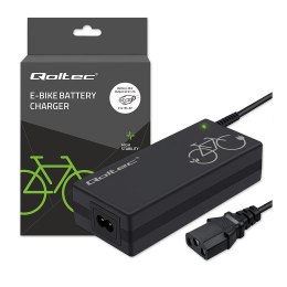 Ładowarka Qoltec do roweru elektrycznego 36V | 42V | 2A | C14-IEC-3Pin +kabel zasilający